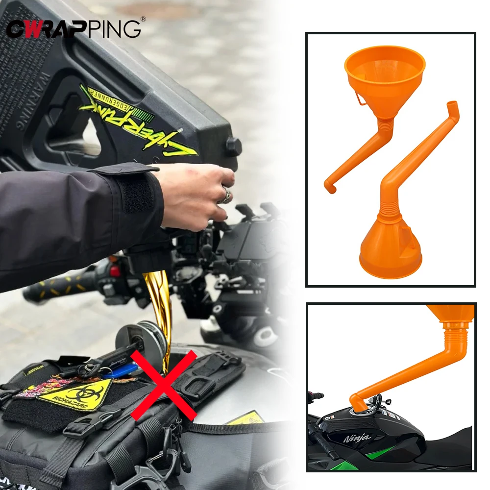 Автомобильная Воронка Для Заправки Моторного Масла Мотоцикла С Фильтром Съемный