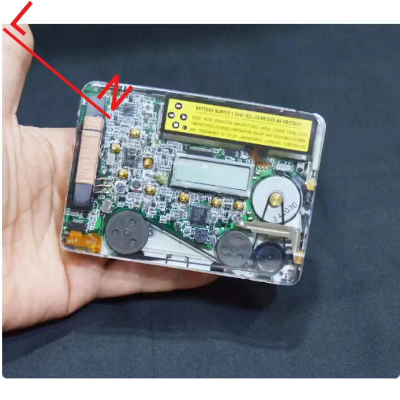 2-стрелочный новый модифицированный акрил для SONY WM-GX674 полностью прозрачная