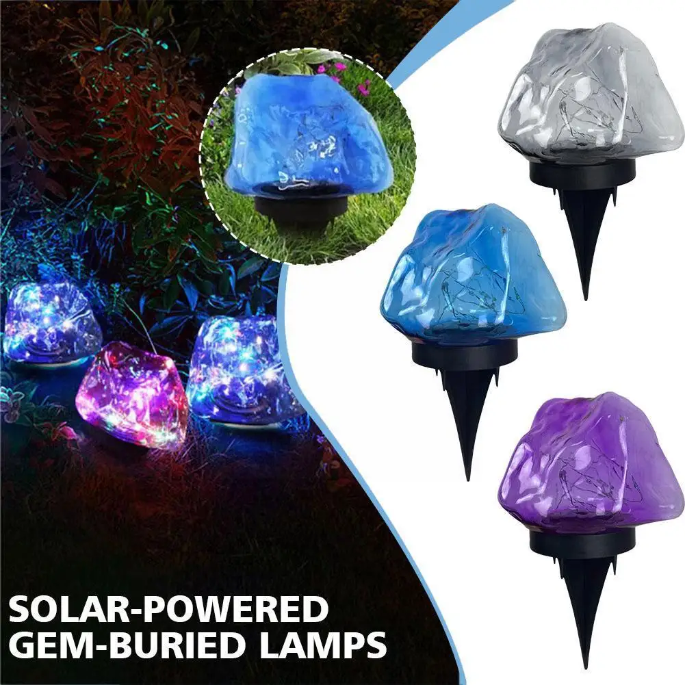 

Solar-powered Jewel-encrusted LED Landscape Decor Lights For Garden Park Decor Outdoor Waterproof Lamp S7X2