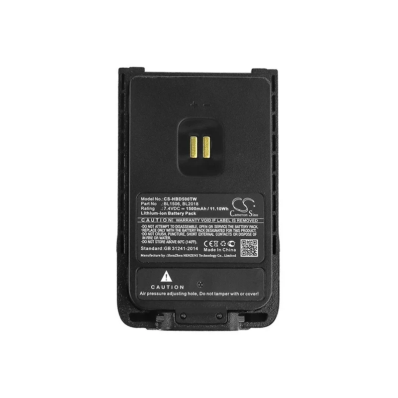 

Applicable Hytera BD500 BD505 intercom Battery BL1506