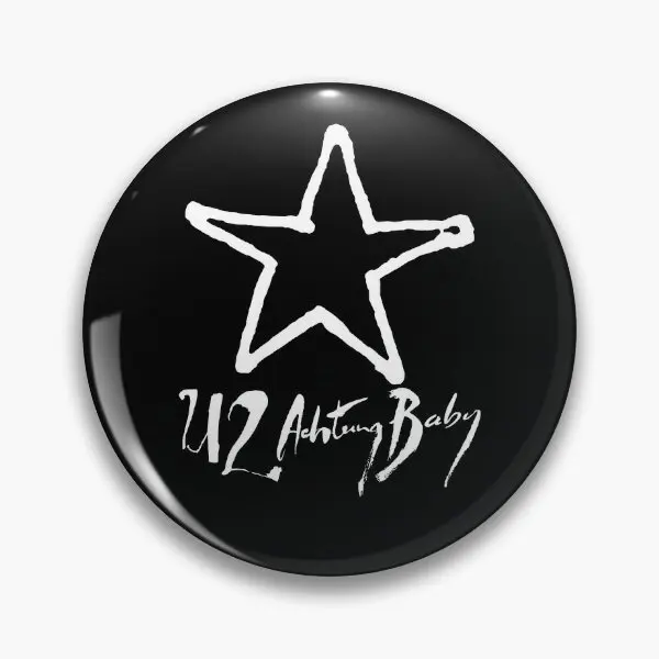 U2 Band Achtung детская звезда символ Дети Мягкая Кнопка булавка креативная Женская