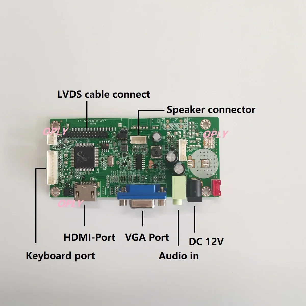 Плата контроллера 58C совместимая с HDMI VGA для LTN133AT23-801 LTN133AT23 1366X768 ЖК-экран 13