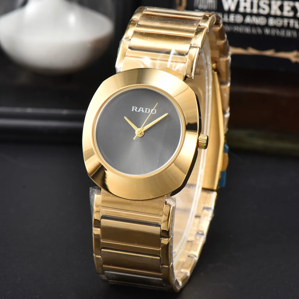 Hot Selling Rado Classic Style Original Watch Men's All Stainless Steel Fashion Simple Watch Quality Sports Waterproof AAA Clock