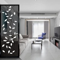 modern stainless steel screen glass partition wall living room entrance porch decoration bedroom shelter wall