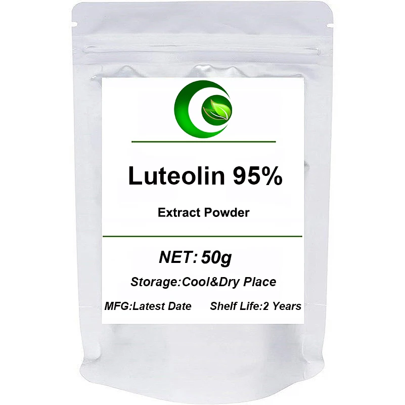 

Luteolin 95% Extract Powder Luteolin Supplement Mu Xi Cao Having A Good Inhibition on Prostate Cancer and Breast Cancer