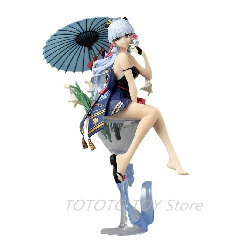 

Genshin Impact Kamisato Ayaka Figure Game Anime Figure Lady Egret Princess Action Figurines Collection Model Statue Kid Toy Gift