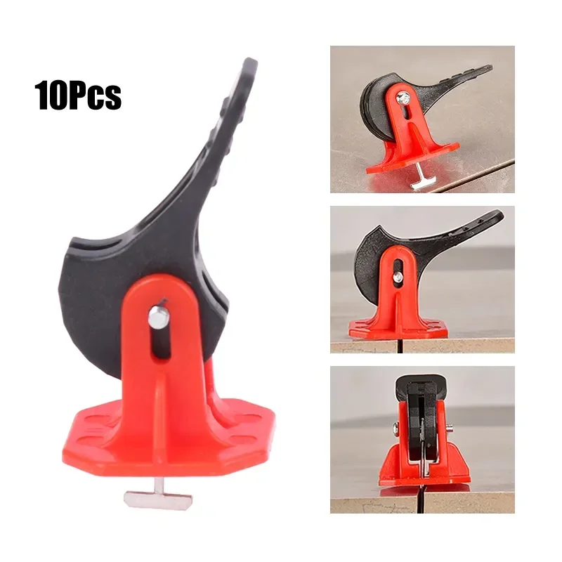 

Tile Wall Adjuster Leveler Construction Tile 10pcs Flooring For Spacers Locator Tools Positioning Red System Artifacts Leveling