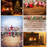 thick cloth christmas day photography backdrops prop christmas tree festival theme photo studio background xt20924sd 02