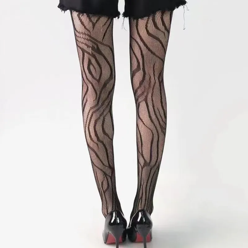 New Women's Sexy Patterned Fishnet Pantyhose Slim Legs Long Mesh Socks Fish Net Nylon Tights Ladies Transparent Body Stockings