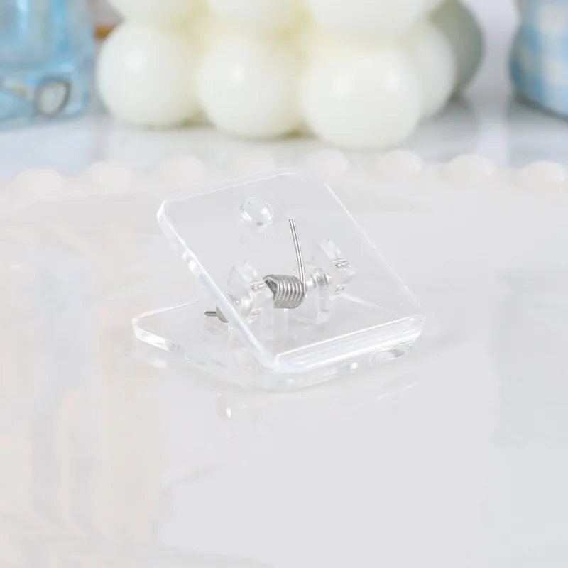 

PP зажим для файлов, пластиковая папка с зажимом, канцелярские принадлежности, красочные мультяшные акриловые зажимы, бумага для билетов, документы, офисные школьные зажимы, держатель