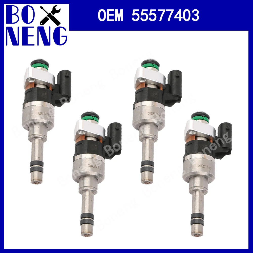 Фото 4 шт./лот OEM 55577403   Топливные форсунки для GMC Terrain Buick Encore Chevrolet Cruze 2016-2019 гг. Топливная форсунка FJ1293 №1
