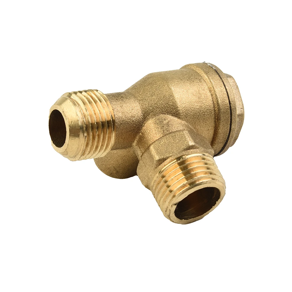 

Brand New Check Valve Air Compressor 20*20*10mm Accessories Brass Connector Tool Gold High Quality Nickel Plating