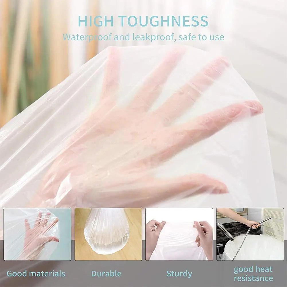 

10pcs Thickened Disposable Bathtub Cover Bag Family Bath Lining Hotel Household Decor Salon Bag Tub Film Home N2 Cle J6c7