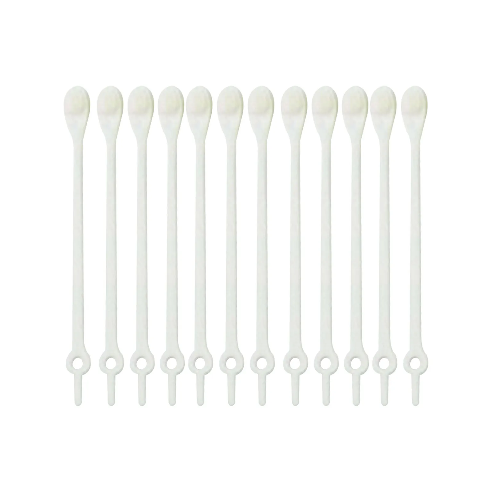 

12pcs/pack White Student Shoelaces Kids Round Lazy Silicone Sneaker Accessories Shoe Lace Band Elastic Strings No Tie