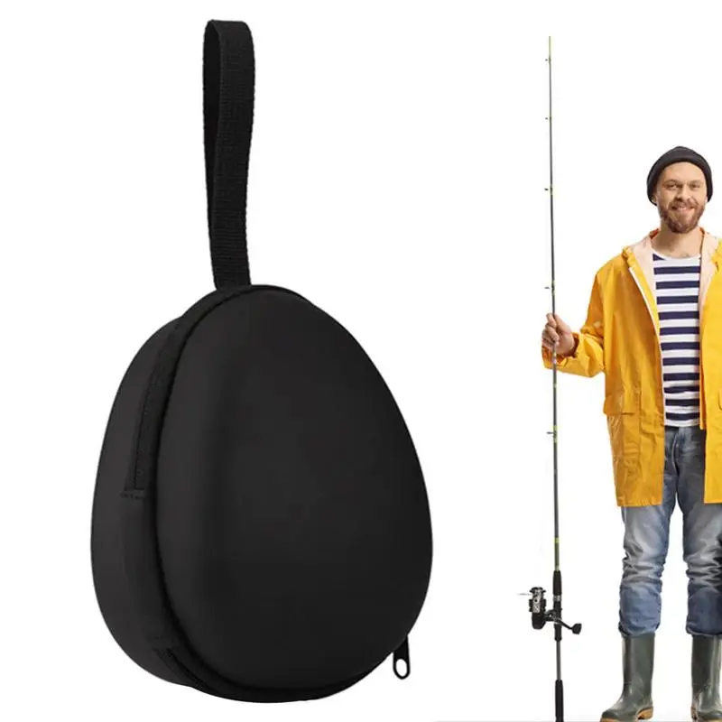 

Reel Case Reel Cover With Drop Shaped Storage Pouch Drain Holes Large Capacity Fishing Accessories Drum Baitcasting Raft Reel