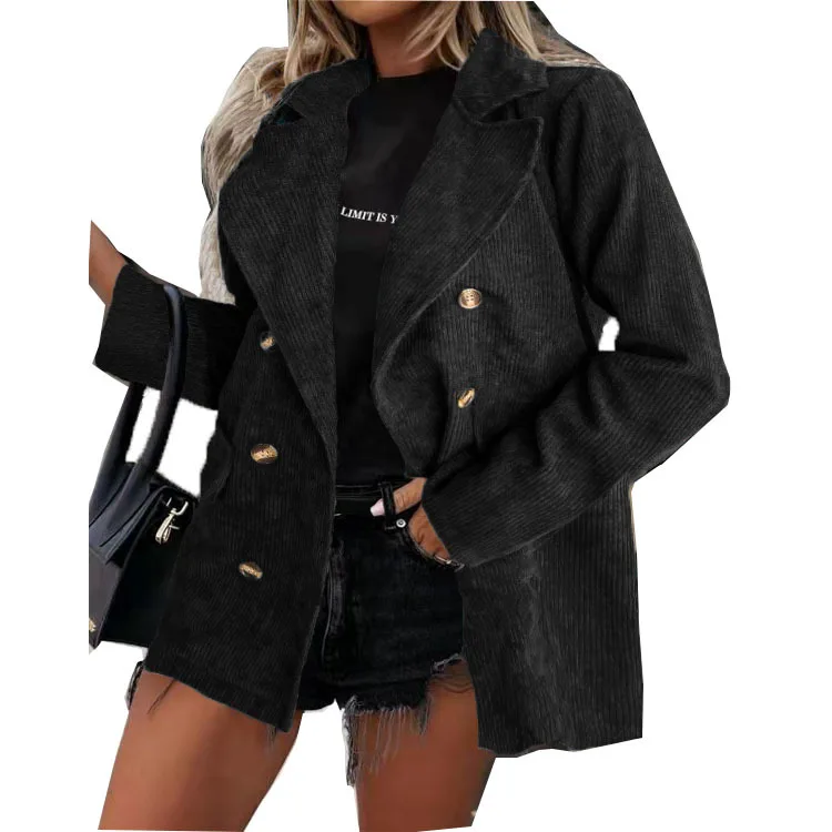 Spring Autumn Solid Women's Suit Jacket Coat Top Female and Lady Casual Office Long Sleeve Coats