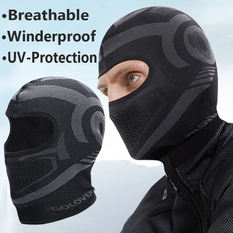 

Breathable Balaclava Motorcycle Full Face Cover Motorbike Cycling Bike Mask Motocross Moto Riding Helmet Liner Caps Men Women
