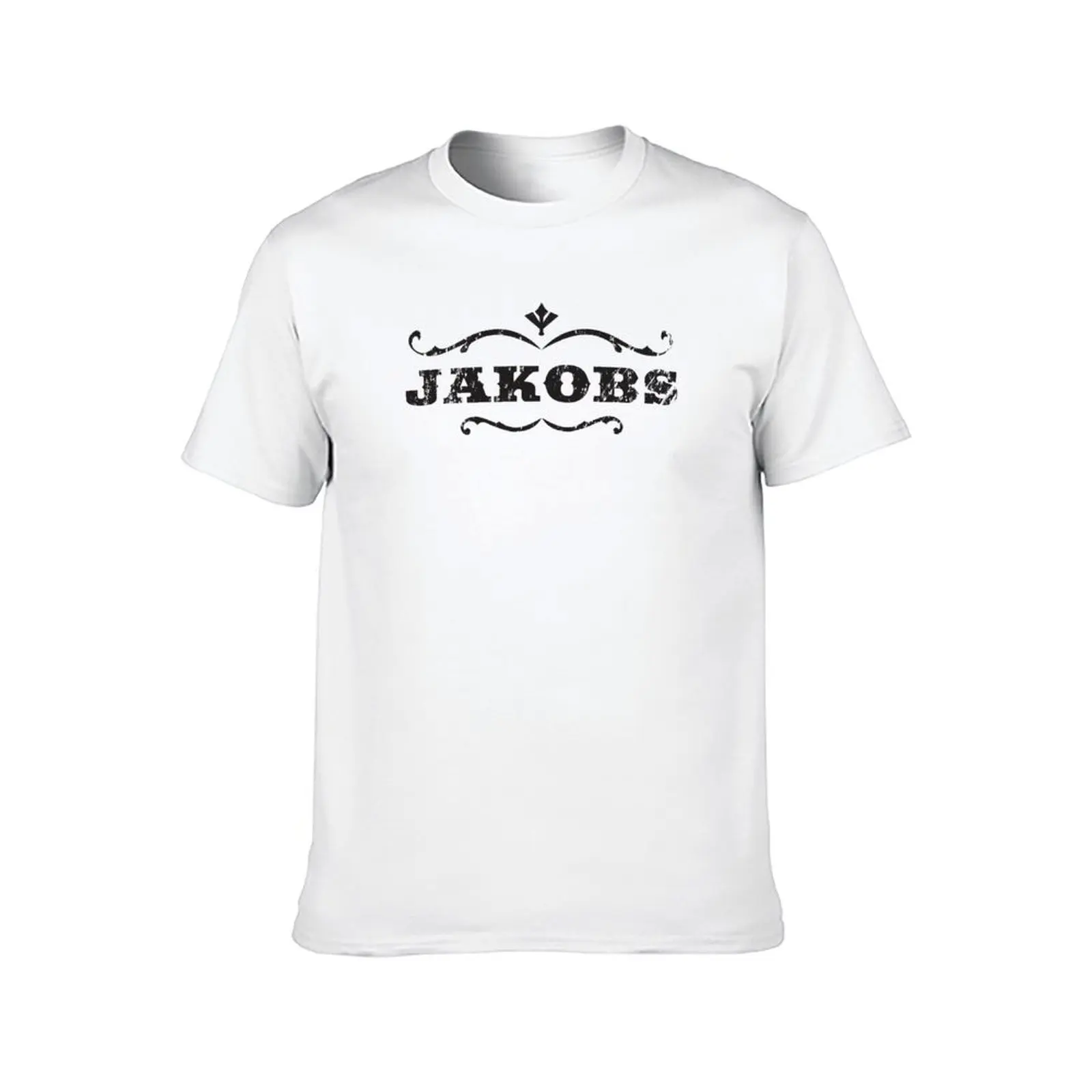 Фото Рубашки Jakobs Футболка с эффектом огнестрельного оружия, винтажная мужская хлопковая футболка Legacy с рисунком №2