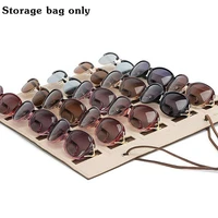 new brand glasses organizer storage wall hanging display box stand eyeglass sunglasses bag jewelry fine storage container p0f9