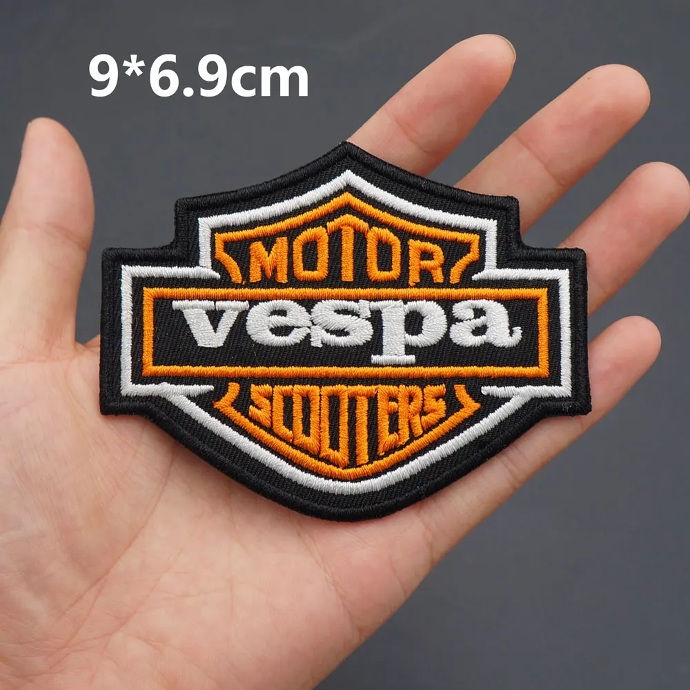 

Вышитые нашивки с крючком VESPA SERVICE для мотоциклов и скутеров