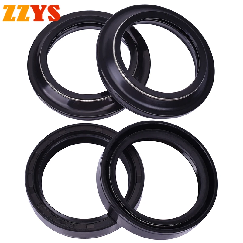 

40x52x10 Front Fork Oil Seal 40 52 Dust Cover For HUSQVARNA SMS125 SMS 125 2011-2012 WRE125 WRE 125 2006-12 TE125 TE 125 2010-12