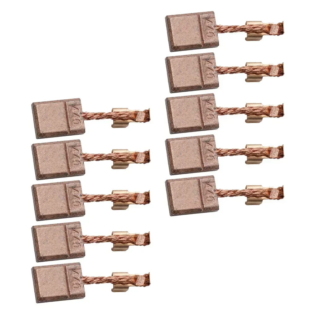 Высококачественная практичная угольная щетка угольные щетки 10 шт./компл. 13x10x3 мм