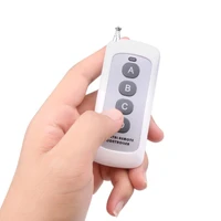 remote control switch 433mhz white car remote control 4 buttons 1000m long range wireless controller abcd