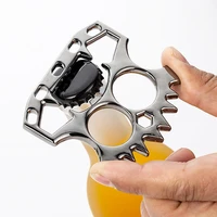 skeleton shape beer bottle opener window breaking tool kitchen gadgets outdoor camping self defense tools
