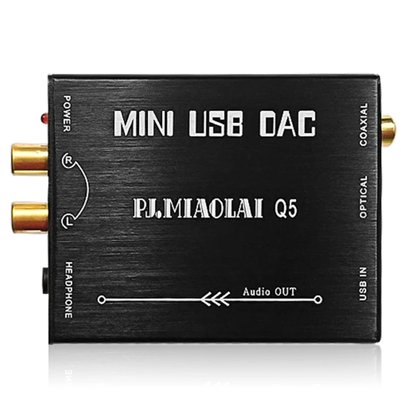 

AYHF-Q5 HIFI PCM2704 OTG аудио декодер Внешняя USB Звуковая карта для компьютера RCA аудио/волокно/коаксиальный цифровой сигнал Выход