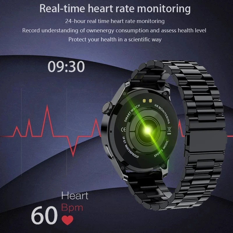 Najtaniej 2022 Nowy Dla HUAWEI Inteligentny Zegarek Mężczyźni Wodoodporny Sport Fitness Tracker Wyświetlacz Pogody Połączenie Bluetooth Smartwatch Dla Androida IOS