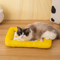 cat cooling mat pet ice pad teddy mattress pet cool mat bed cat summer keep cool ice silk cooling pet mat for dogs