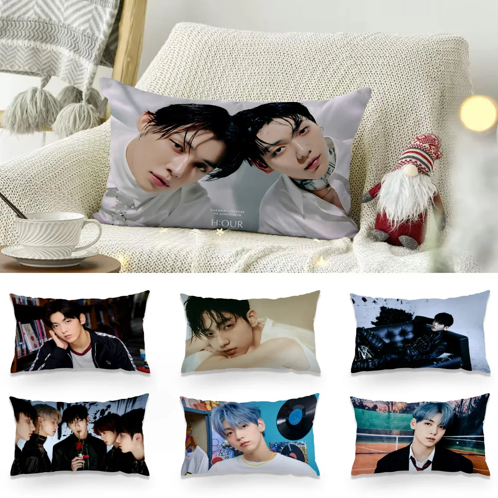 Прямоугольная подушка с двусторонним принтом Kpop Singer C-Choi Soo-binS чехол прикроватная