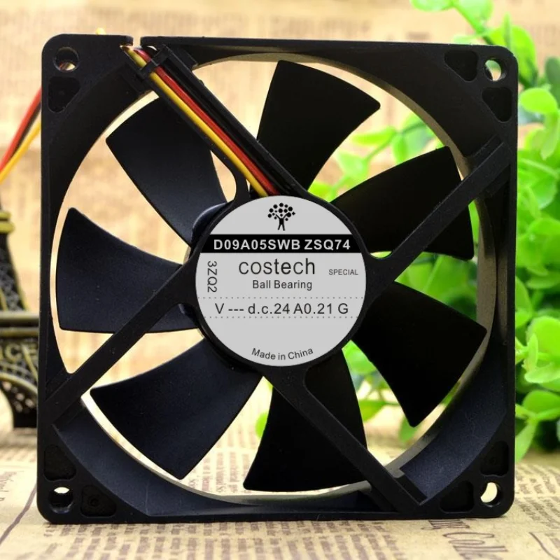 Оригинальный новый вентилятор охлаждения ЦП для Costech D09A05SWB ZSQ74 24 В 0,21 а 9 см 9025 кулер вентилятор 90x90x25 мм