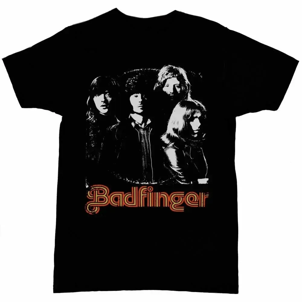 Фото Рубашка Badfinger Band Straight Up, черная, в стиле ретро, унисекс, S-2345XL LI807 №1