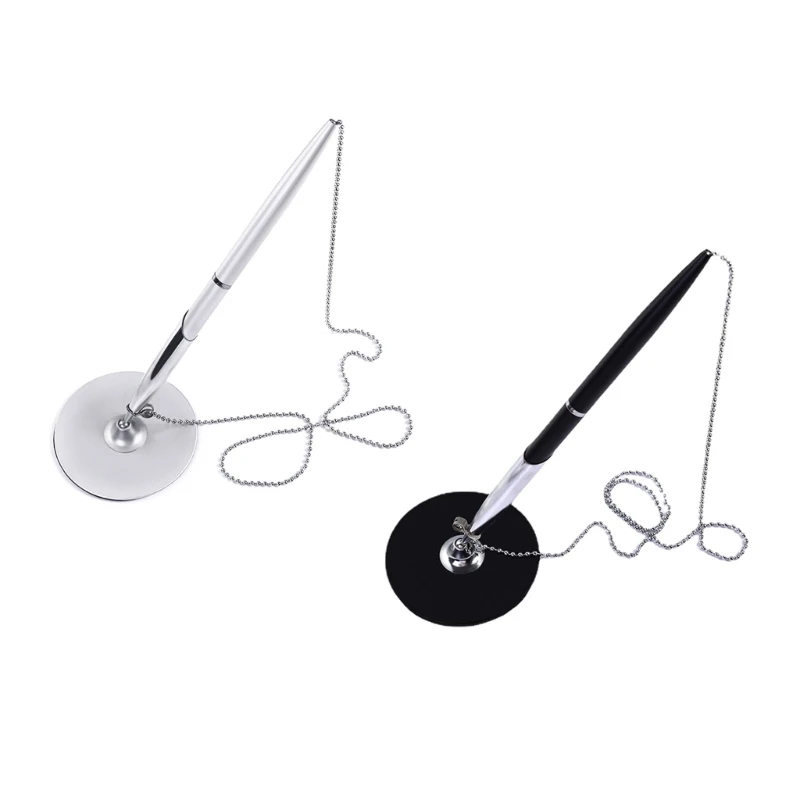 

U75A Профессиональная настольная ручка с держателем ручки с цепочкой для коммерческих целей