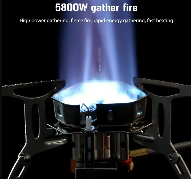 Ветрозащитная газовая плита для кемпинга портативная печь оборудование пикника