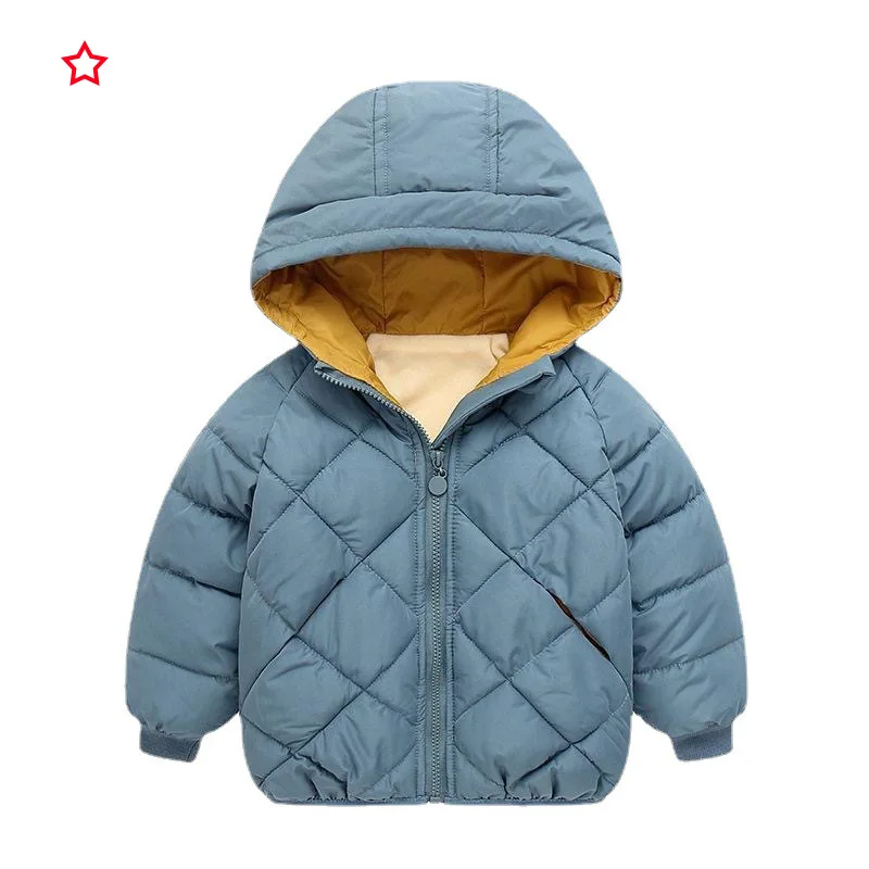 

Детская зимняя одежда с хлопковой подкладкой для мужчин и женщин, Детская куртка с капюшоном, Детская пуховая куртка в стиле Хань