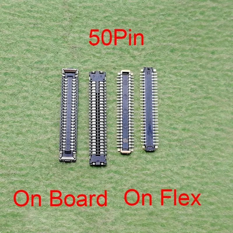 2-10PCS 50pin LCD Display Screen FPC Connector Slot on Motherboard For Moto E6 Play XT2029 XT2029-1