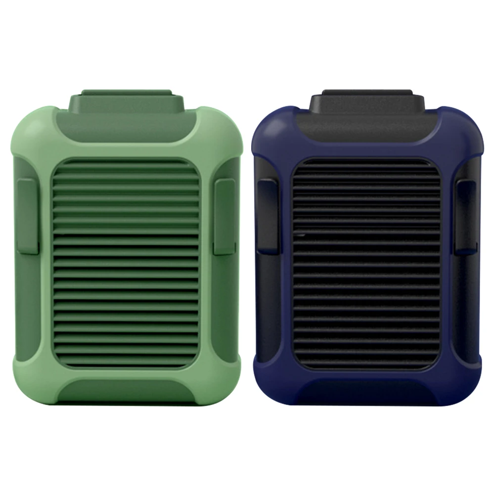 

Battery Mini Hanging Fan Portable USB Rechargeable Cooling Desktop with Base Two Modes for Lazzy Person Travel Outdoor