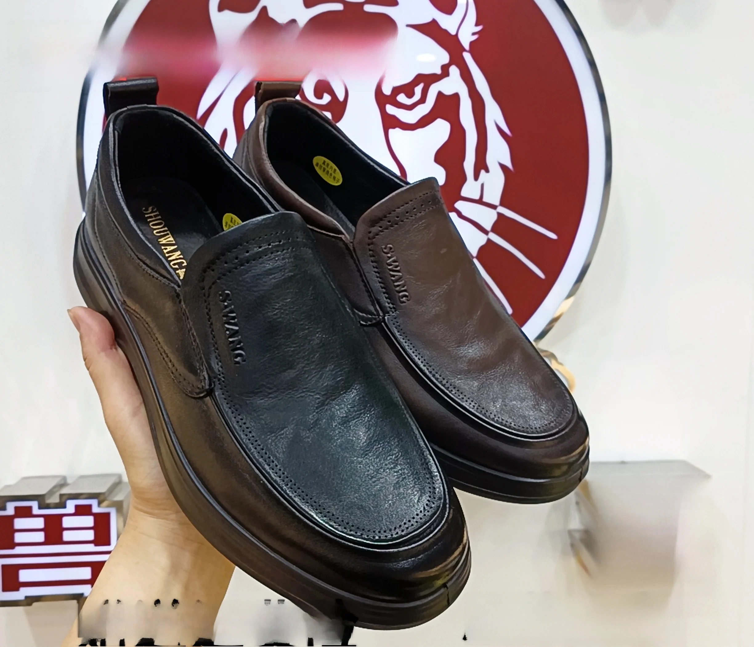 Мужская обувь Beast King новый клатч из воловьей кожи удобный круглый носок