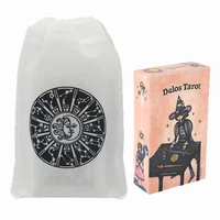delos 2021new tarot divination card table game toy prediction astrology color printing altar cloth werewolf magic