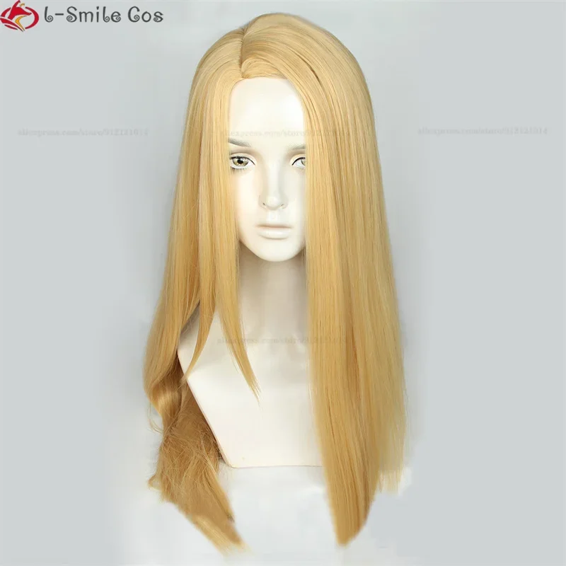 Zenos yae Galvus Косплей Парик Игра Final Fantasy XIV FF14 80 см Длинные Золотые Термостойкие