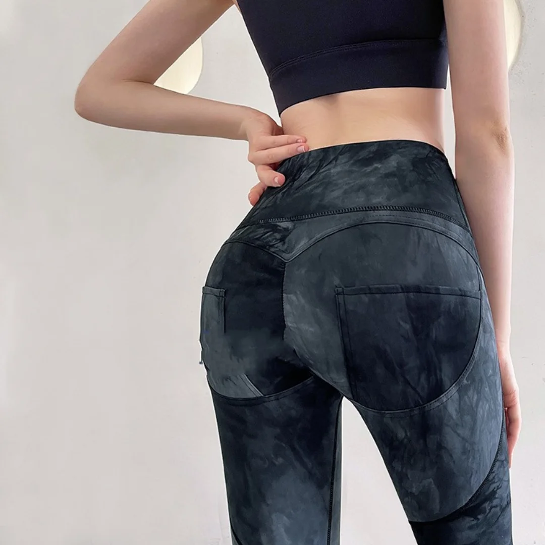 Leggings women High waist spandex yoga Pants fitness hip lifter stretchy skinny quick dry running training exercise trousers