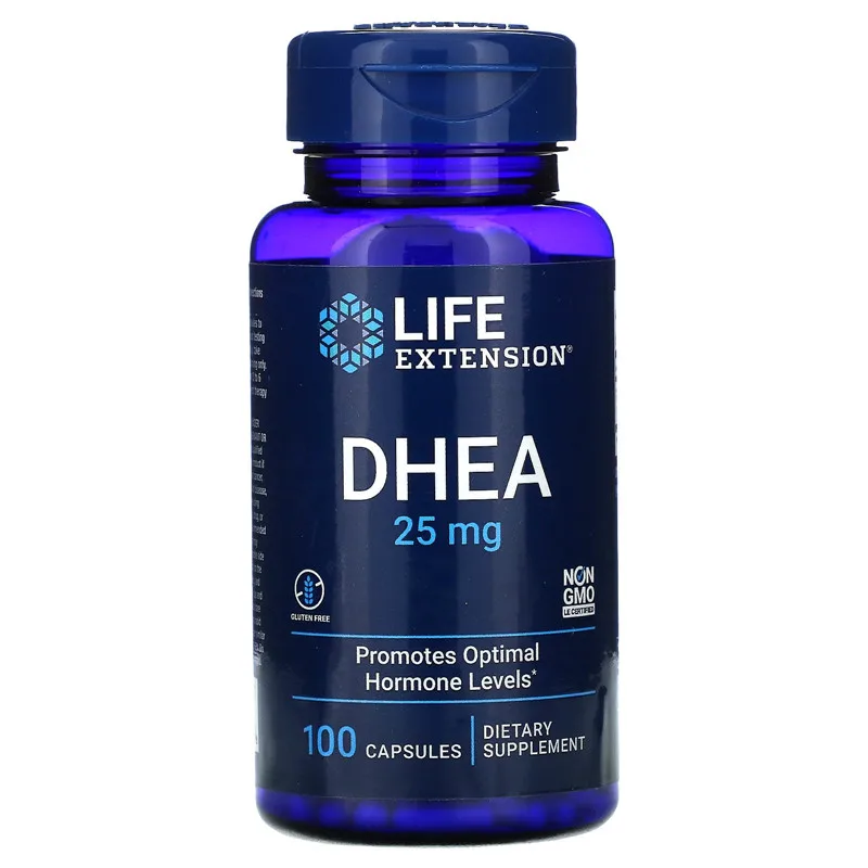 

Life Extension DHEA 25 mg*100caps Dehydroepiandrosterone Promotes Optimal Hormo Levels