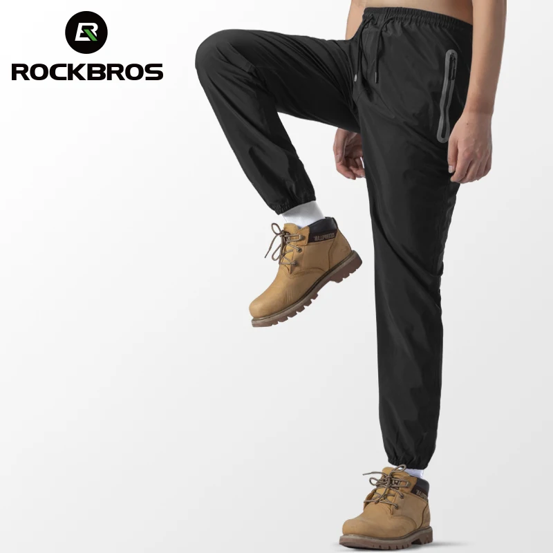 

ROCKBROS Cycling Pants Waterproof Men Women Breathable Trousers Bike Pants Anti-sweat Clothings Elastic Sport Fitness Bike Pants