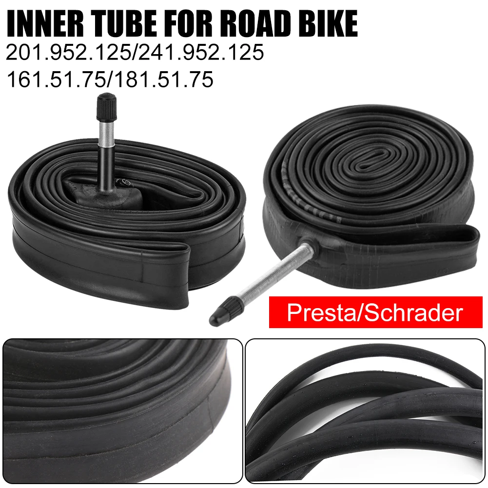 

16/18/20/24-Inch Bike Inner Tube Replacement Presta Schrader Valve 48mm Self Sealing 1.5/1.75" 1.95/2.125" Bike Tube Tire Part