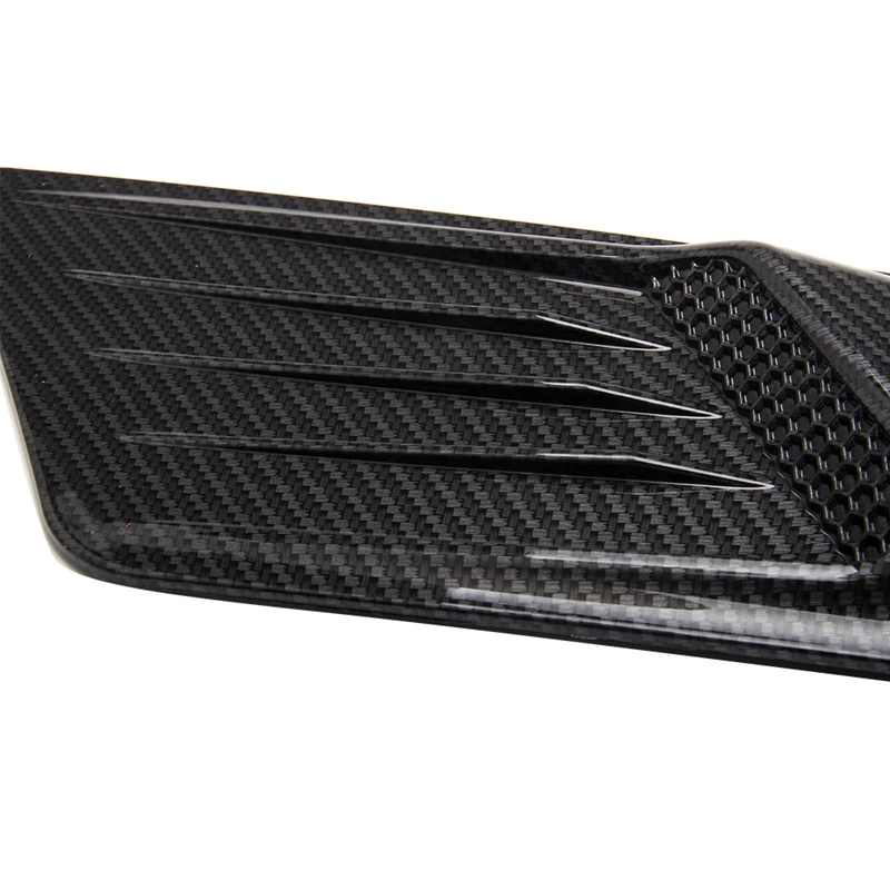 Автомобильная передняя крышка из углеродного волокна воздухозаборная отделка