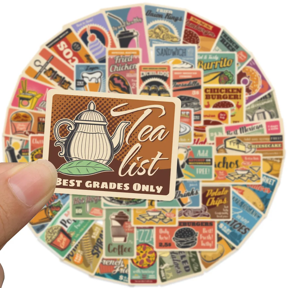 Рисунок 2 - наклейки в стиле ретро