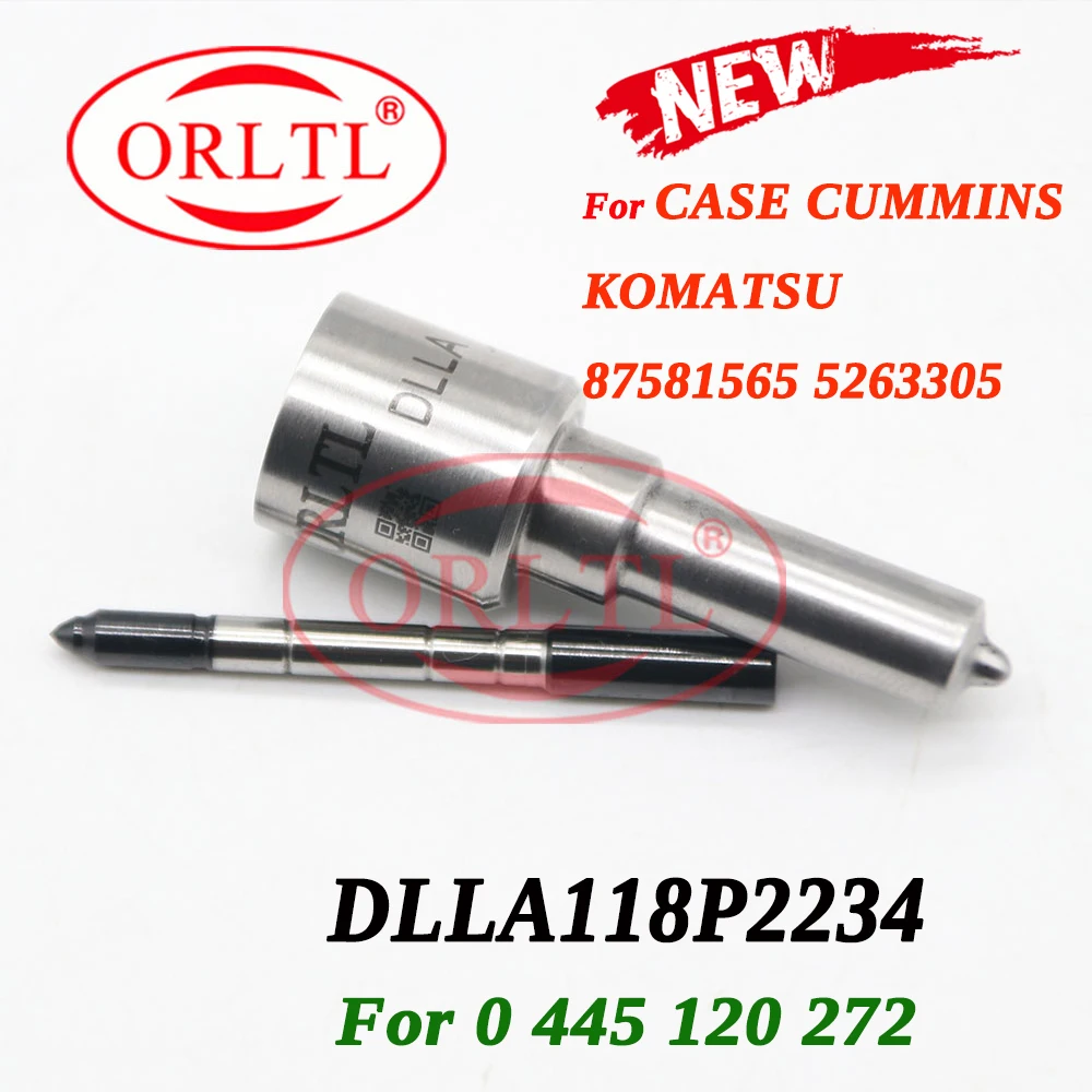 Diesel 0445120272 Injection Nozzle DLLA118P2234 0433172234 Fuel Injector Sprayer Tip DLLA 118 P 2234 for CUMMINS KOMATSU