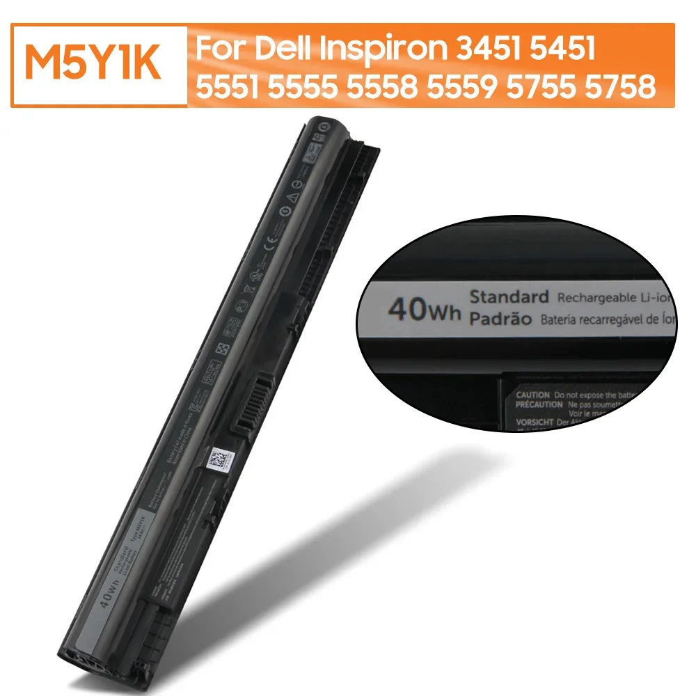 Сменный аккумулятор M5Y1K K185W для Dell Inspiron 3451 5451 5551 5555 5558 5559 5755 5758 14-3558